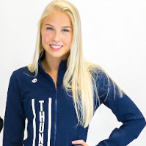OKC Thunder Women's Full Zip Athletic Yoga Jacket - Fanwear - 50% Off MSRP - Picture 1 of 5